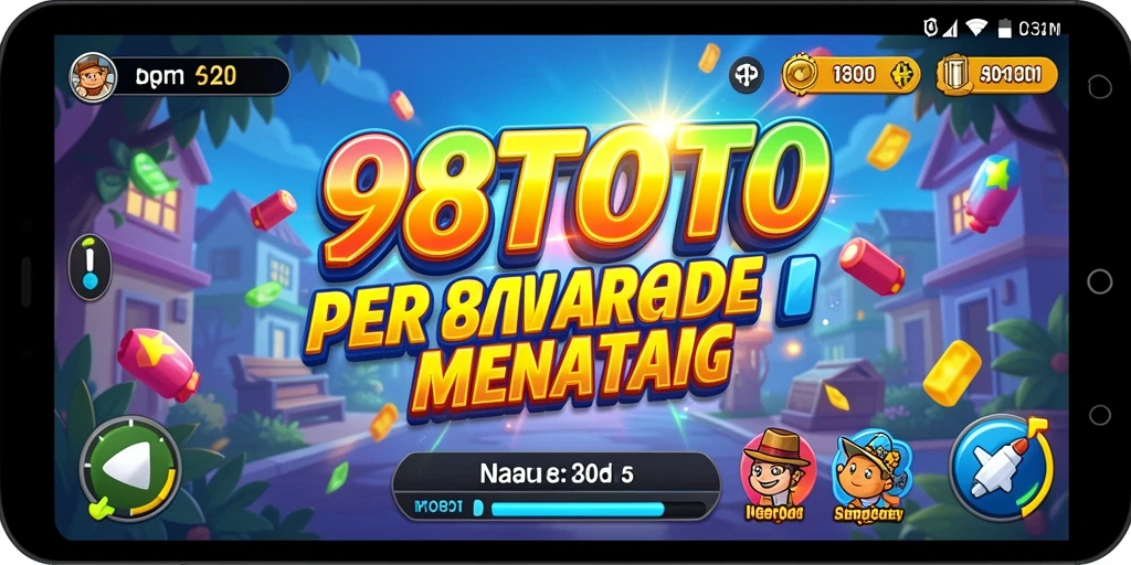 Tangkapan layar menampilkan momen seru dalam permainan Arcade 98TOTO.
