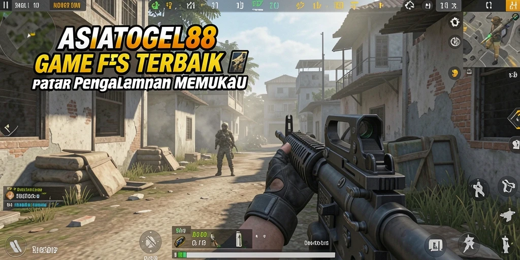 Tangkapan layar ASIATOGEL88 menampilkan aksi tembak-menembak yang intens.