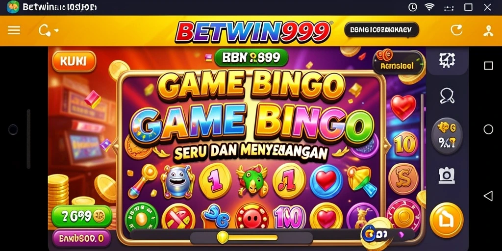 Tampilan menarik dari gameplay Bingo di BETWIN999.