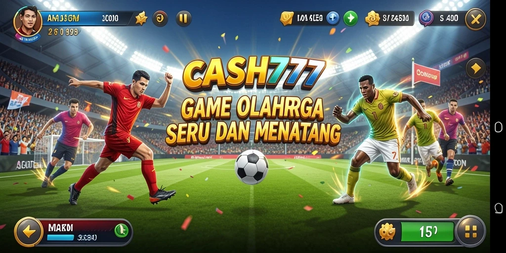 Tampilan gameplay olahraga yang menarik di CASH777.