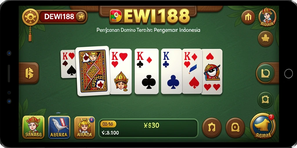 Tampilan gameplay DEWI188 yang menarik dan menyenangkan.