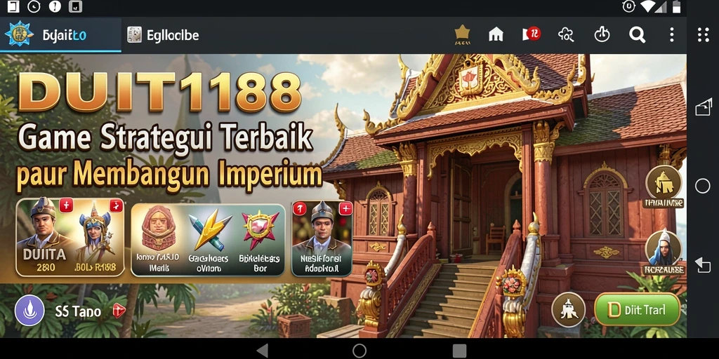 Tampilan gameplay DUIT188 yang menampilkan strategi dan pertempuran.