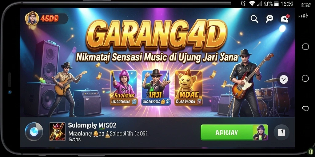 Tampilan gameplay GARANG4D yang penuh energi dan warna.
