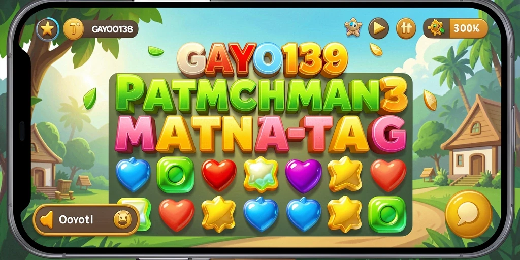 Gameplay GAYO138 yang seru dan penuh warna dari genre Match-3.