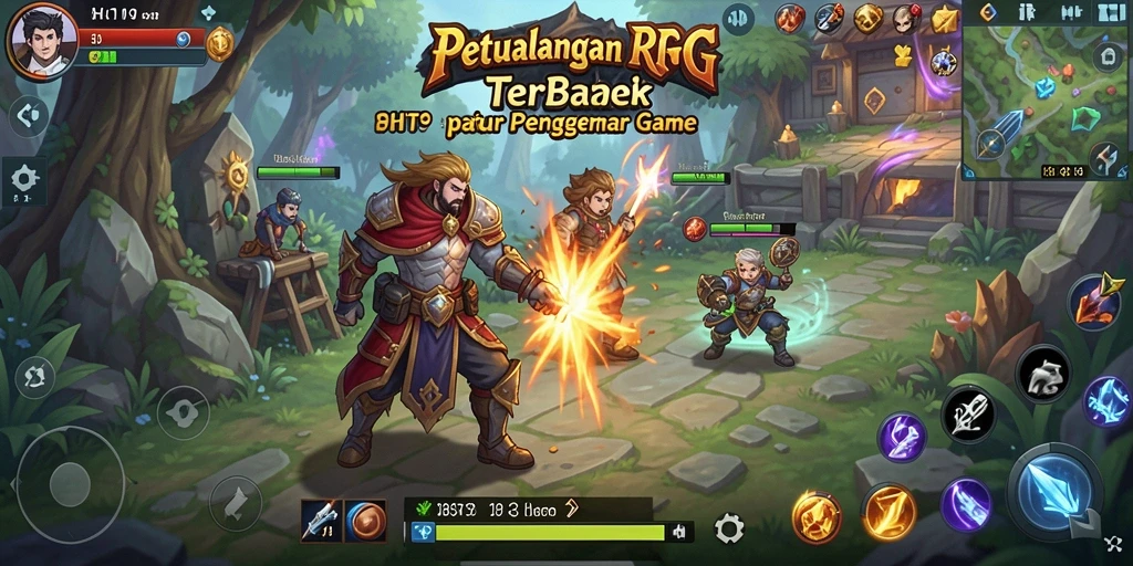 Tampilan gameplay HIT9 yang menegangkan dan penuh aksi RPG.