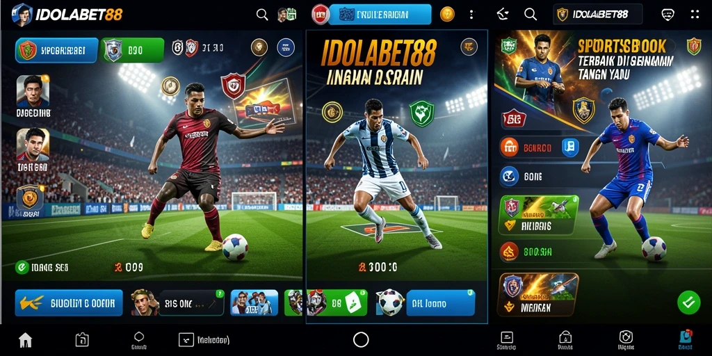 Tampilan menarik dari gameplay IDOLABET88 dalam taruhan olahraga.