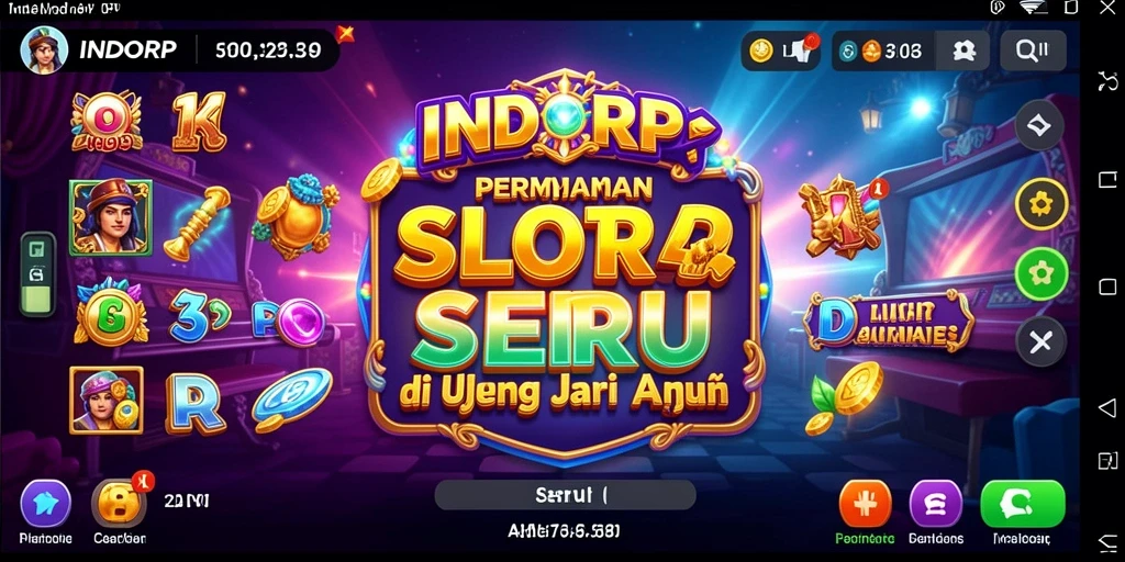 Tampilan gameplay seru dalam permainan slot INDORP.