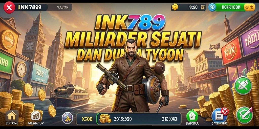 Tangkapan layar gameplay INK789 menunjukkan suasana Tycoon yang mendebarkan.