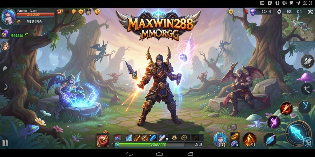 Tampilan gameplay menarik dari MAXWIN288 yang menunjukkan karakter beraksi.