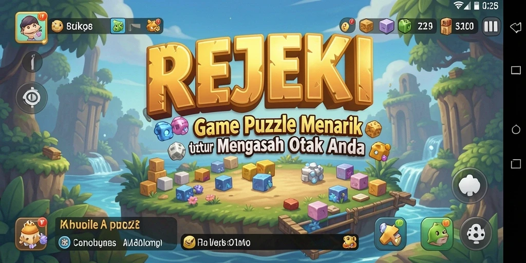 Tampilan gameplay <strong>REJEKI</strong> yang menantang dan penuh warna.