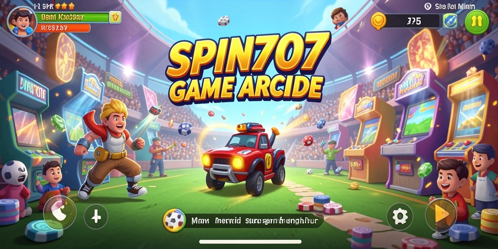 Screenshot utama SPIN707 menunjukkan gameplay yang seru dan penuh warna.