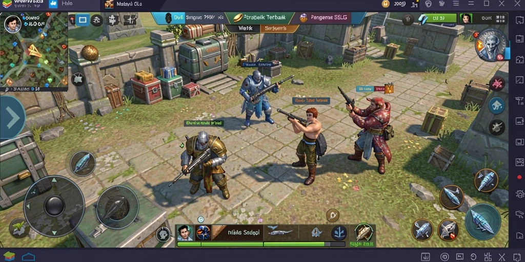 Tampilan menarik dari gameplay SLG WOW99 yang menantang.